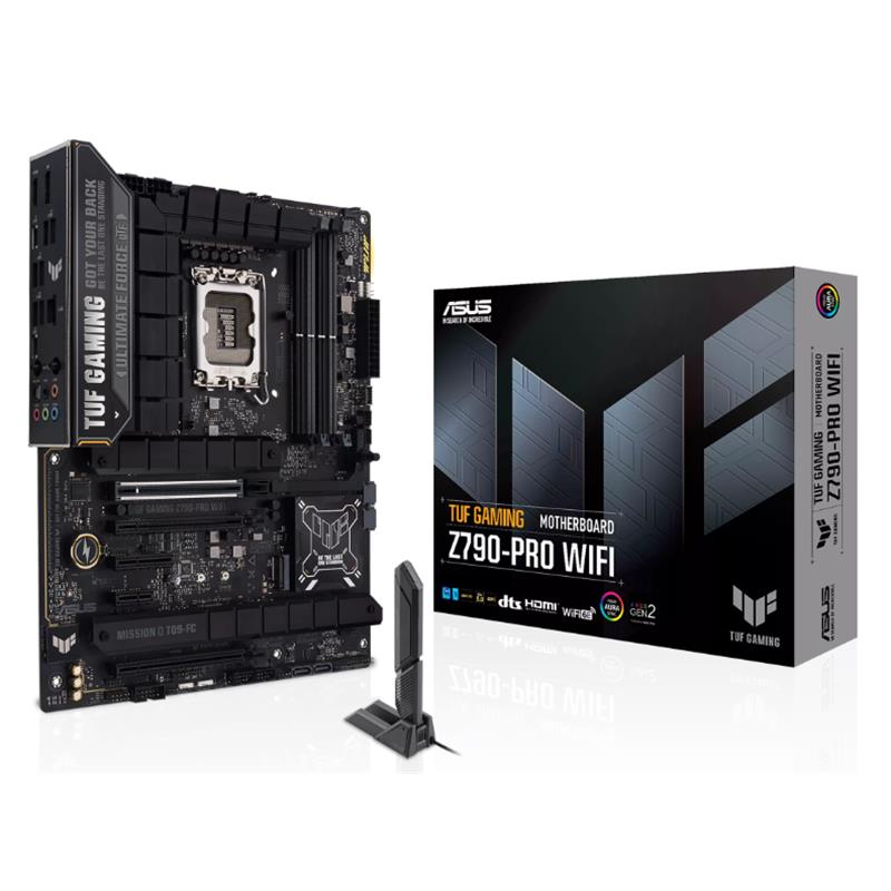 ASUS TUF GAMING Z790-PRO WIFI 7800MHZ 1XHDMI 1XDP 4XM.2 USB 3.2 ATX 1700P (12. / 13. VE 14. NESİL İŞLEMCİ İLE UYUMLU) 