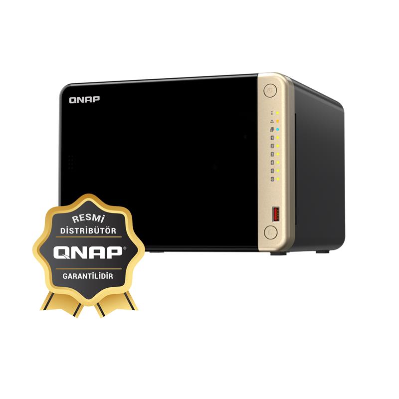 QNAP TS-664-8GB RAM 6 HDD YUVALI TOWER NAS (RESMİ DİSTRİBÜTÖR GARANTİLİ) 