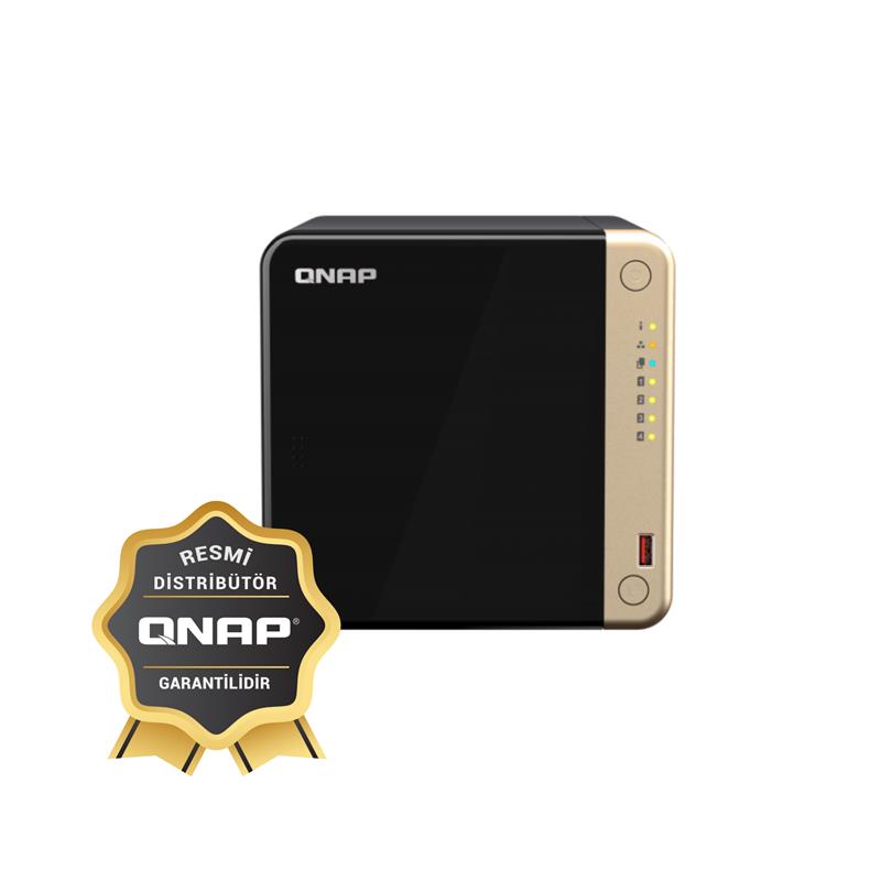 QNAP TS-464-8GB RAM 4 HDD YUVALI TOWER NAS (RESMİ DİSTRİBÜTÖR GARANTİLİ) 