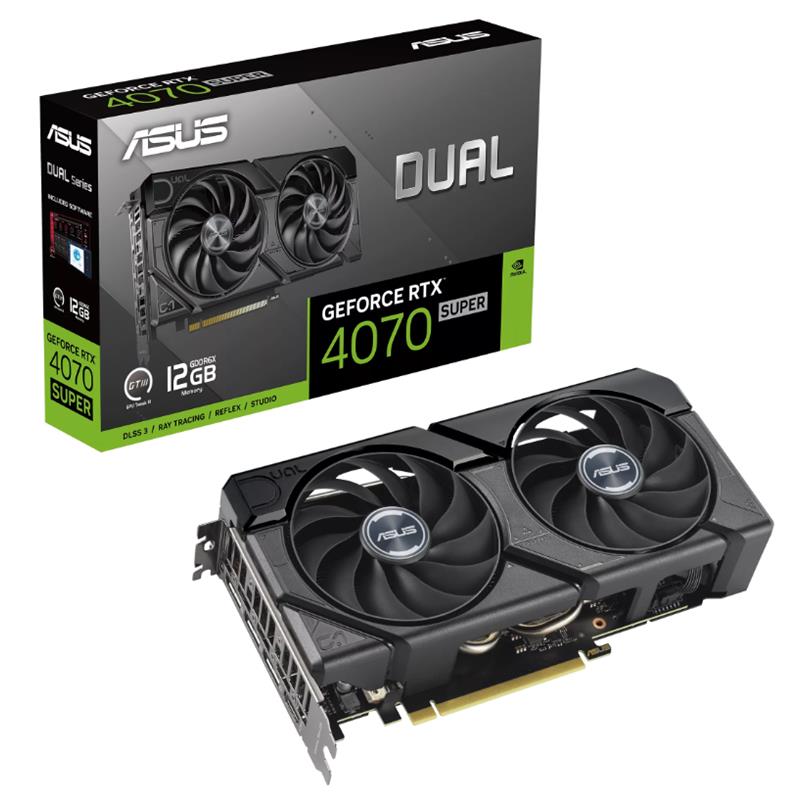 ASUS GEFORCE DUAL-RTX4070S-12G-EVO 12GB GDDR6X 192BIT 1XHDMI 3XDP EKRAN KARTI 