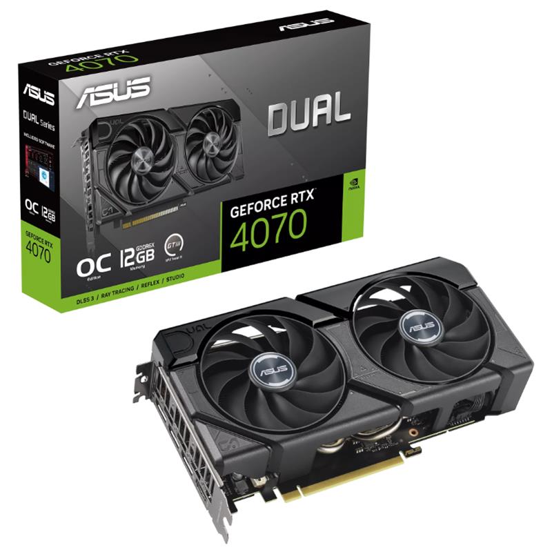 ASUS GEFORCE DUAL-RTX4070-O12G-EVO 12GB GDDR6X 192BIT 1XHDMI 3XDP EKRAN KARTI 