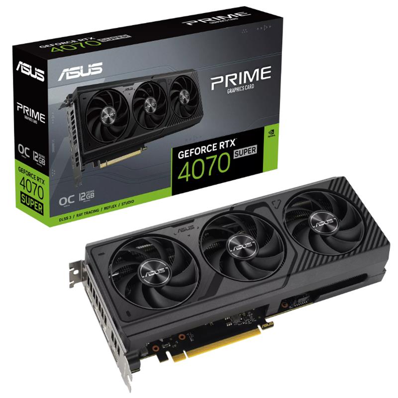 ASUS GEFORCE PRIME-RTX4070S-O12G 12GB GDDR6X 192BIT 1XHDMI 3XDP EKRAN KARTI 