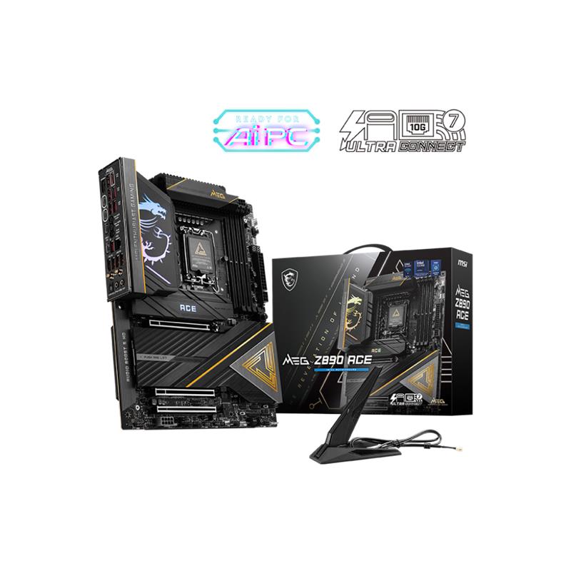 MSI MEG Z890 ACE DDR5 9200MHZ 1XHDMI 5XM.2 ATX 1851P (INTEL ULTRA PROCESSORS SERIES 2) 