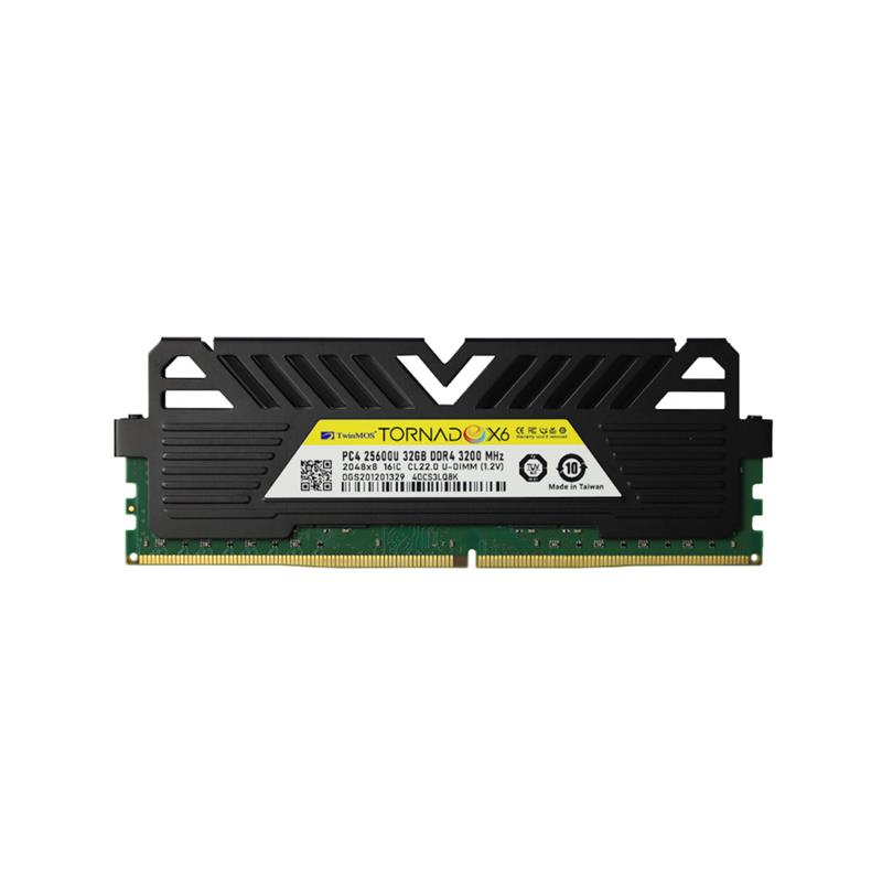 32 GB DDR4 3200MHZ TWINMOS TORNADO SOĞUTUCULU DT TMMDD432GB3200DKBX6 