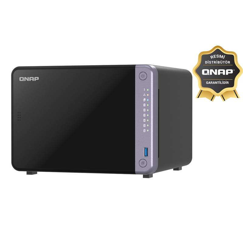 QNAP TS-632X-4GB RAM 6 HDD YUVALI TOWER NAS (RESMİ DİSTRİBÜTÖR GARANTİLİ) 