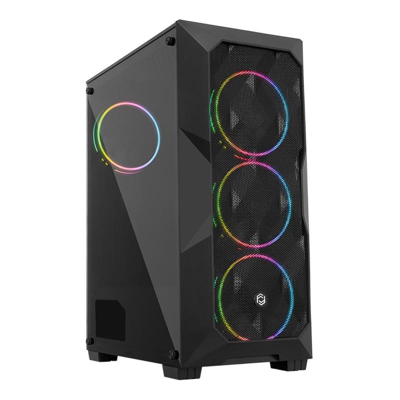 FRISBY FC-9425G PSU YOK DOUBLE SLIM RGB FAN MESH KASA 