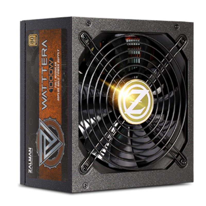 ZALMAN ZM1000-EBTII(WATTTERA1000W) +80 PLUS GOLD FULL MODULER YÜKSEK KORUMA DEVRE TASARIMI GÜÇ KAYNA 