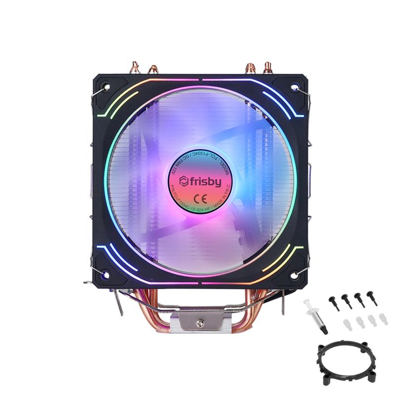 FRISBY FCL-F1334C (P4S) INTEL 1366/115X/1200/1700-AMD AM2/AM2+/AM3/AM4/AM5 İŞLEMCİ FAN 