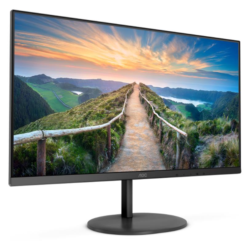 27 AOC Q27V4EA IPS 4MS 75MHZ 1XHDMI 1XDP QHD 2560X1440 HOPARLÖR ÇERÇEVESİZ FLICKER-FREE VESA SİYAH 