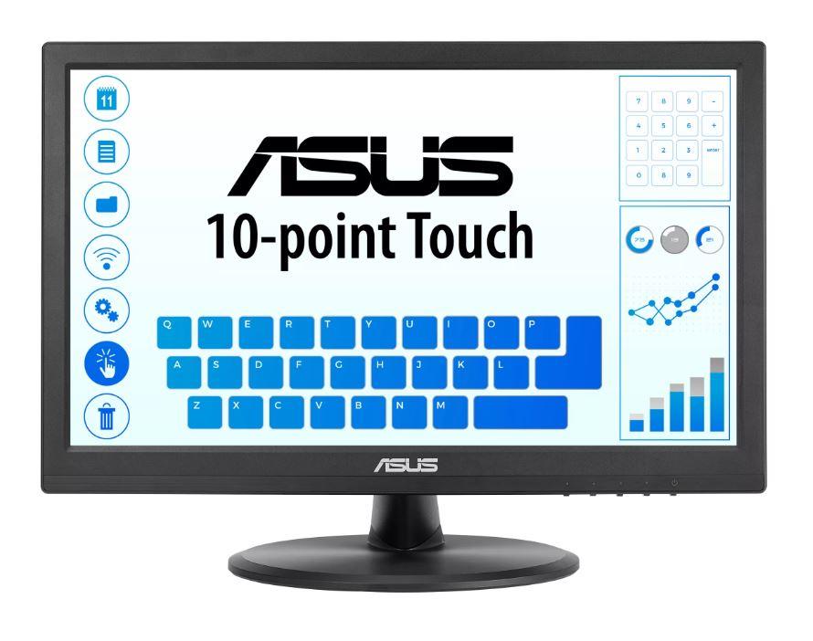 15.6 ASUS VT168HR 5MS 60MHZ 1XVGA 1XHDMI WXGA 1366X768 FLICKER-FREE DÜŞÜK MAVİ IŞIK DOKUNMATİK EKRAN VESA SİYAH 