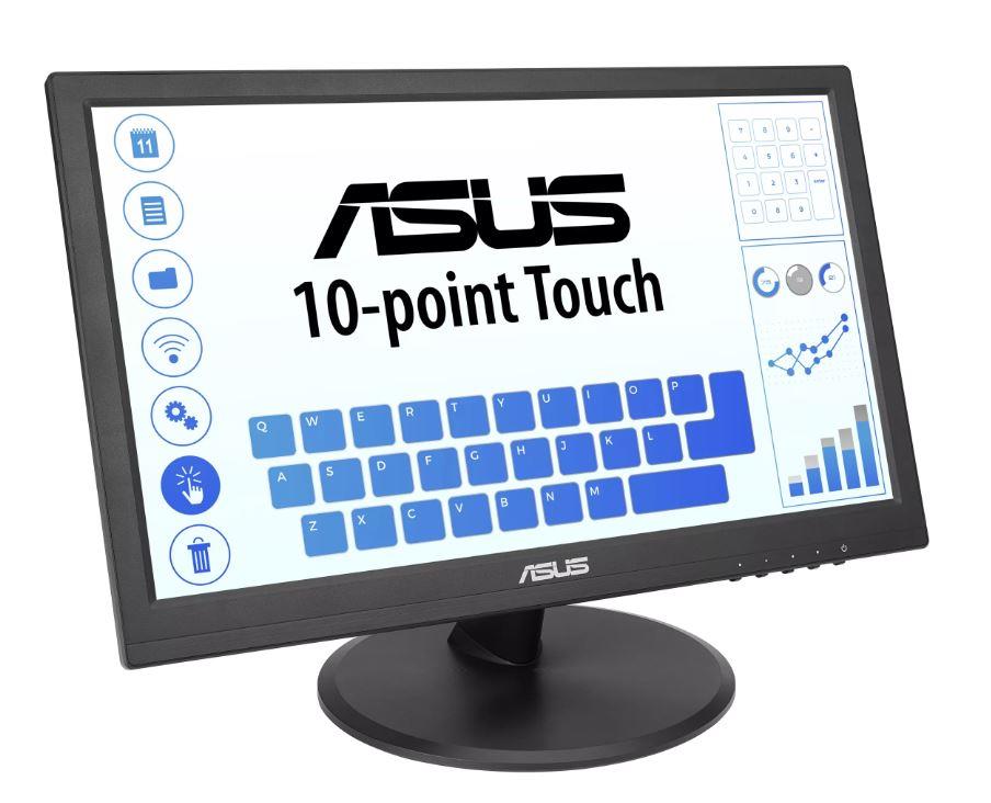 15.6 ASUS VT168HR 5MS 60MHZ 1XVGA 1XHDMI WXGA 1366X768 FLICKER-FREE DÜŞÜK MAVİ IŞIK DOKUNMATİK EKRAN VESA SİYAH 