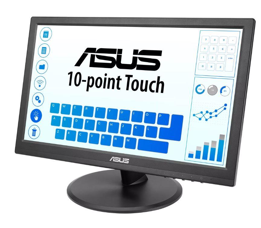 15.6 ASUS VT168HR 5MS 60MHZ 1XVGA 1XHDMI WXGA 1366X768 FLICKER-FREE DÜŞÜK MAVİ IŞIK DOKUNMATİK EKRAN VESA SİYAH 