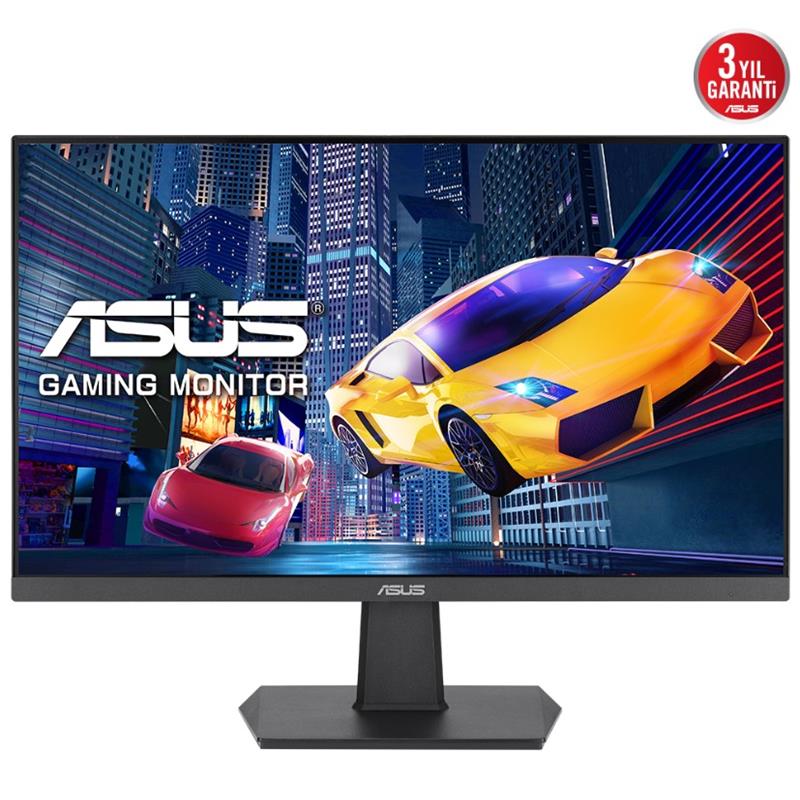 23.8 ASUS VA24EHF IPS 1MS 100MHZ 1XHDMI FHD 1920X1080 FREESYNC EYECARE FLICKER-FREE ÇERÇEVESİZ VESA SİYAH 