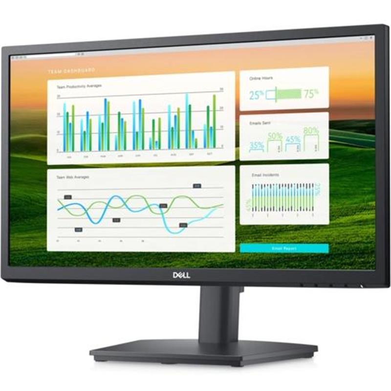 21.5 // DELL E2222HS FHD 5MS 60HZ HDMI+VGA+DP SPEAKER SİYAH LED MONITOR 