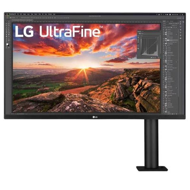 31.5 LG 32UN880P-B IPS 5MS 60HZ 2XHDMI 1XDP USB-C UHD 4K 3840X2160 HOPARLOR VESA PIVOT SIYAH 