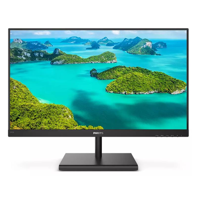 23.8 PHILIPS 245E1S/00 IPS 4MS 75MHZ 1XVGA 1XHDMI 1XDP QUAD 2560X1440 FREESYNC FLICKER-FREE VESA SIYAH 