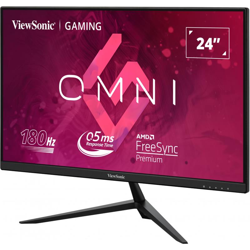 23.8 VIEWSONIC VX2428 IPS 0.5MS 180MHZ 2XHDMI 1XDP FHD 1920X1080 HOPARLÖR ÇERÇEVESİZ FREESYNC GAMING VESA SİYAH 