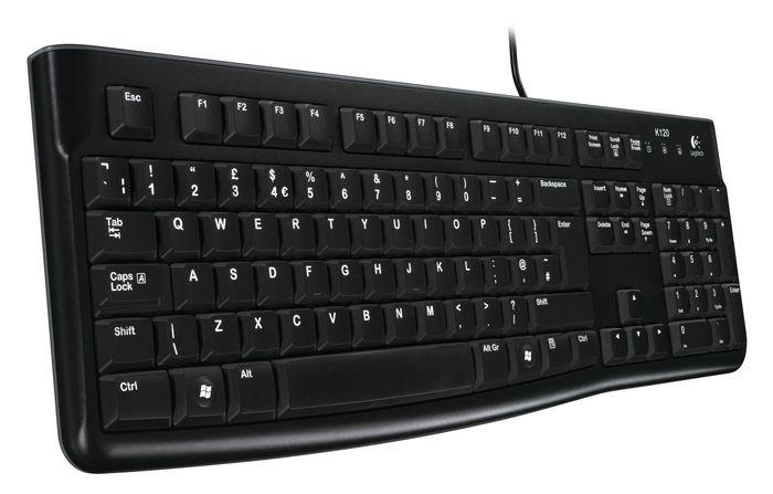 LOGITECH K120 Q USB KABLOLU KLAVYE SİYAH 920-002505 