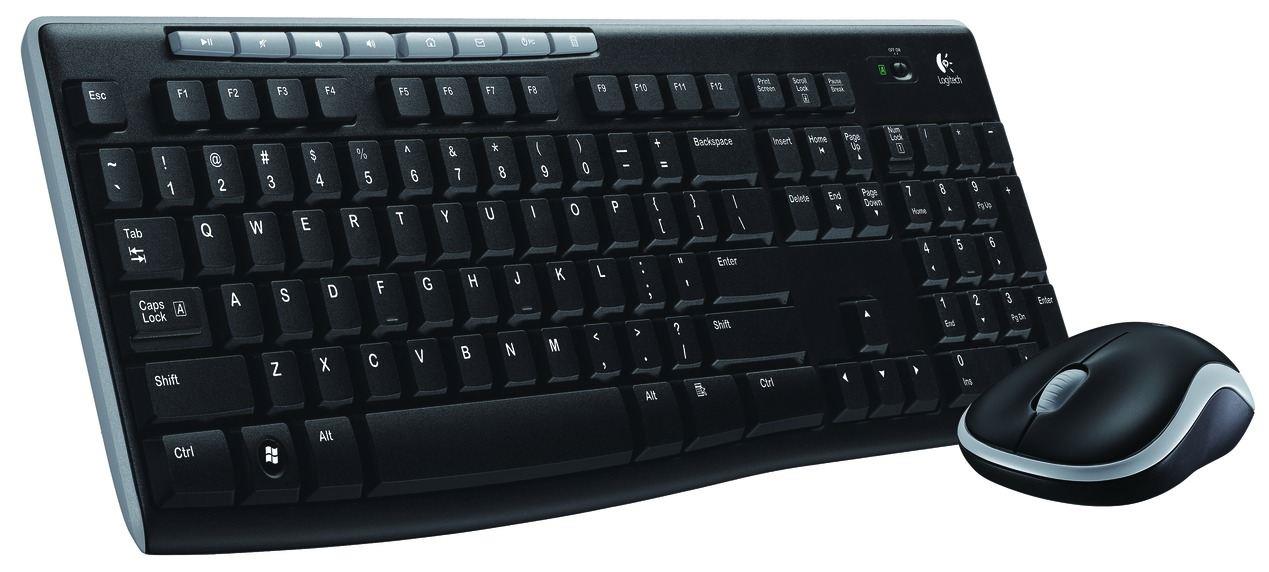 LOGITECH MK270 Q TR KABLOSUZ KLAVYE MOUSE SET SİYAH 920-004525 