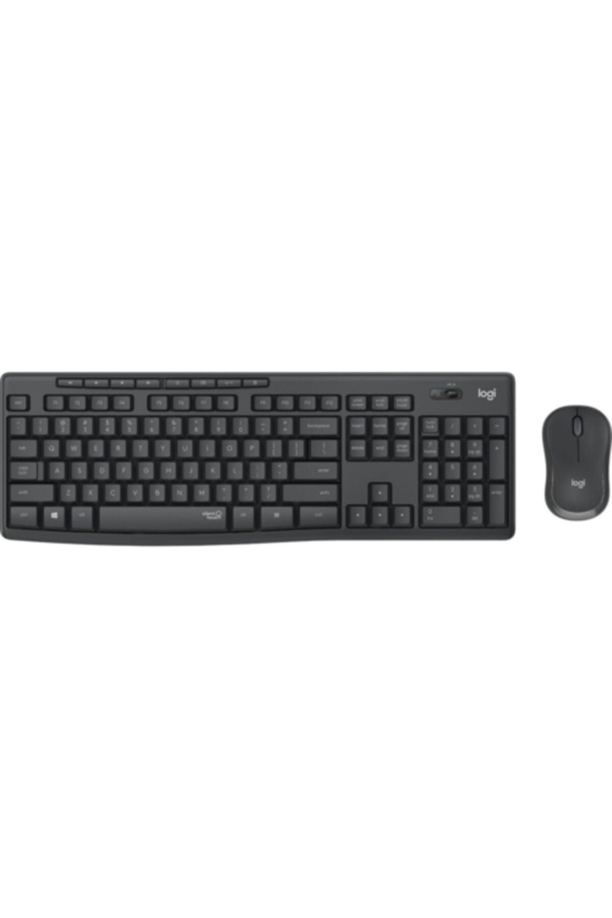 LOGITECH MK295 Q TR SESSİZ KABLOSUZ KLAVYE MOUSE SET SİYAH 920-009804 