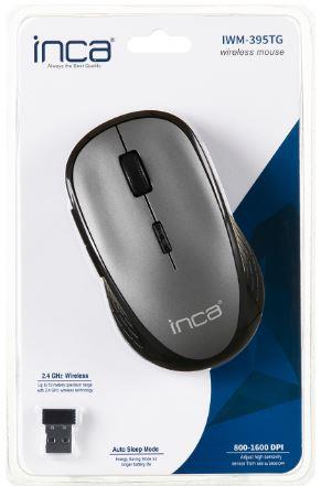 INCA IWM-395TG GRİ KABLOSUZ 1600DPI MOUSE 