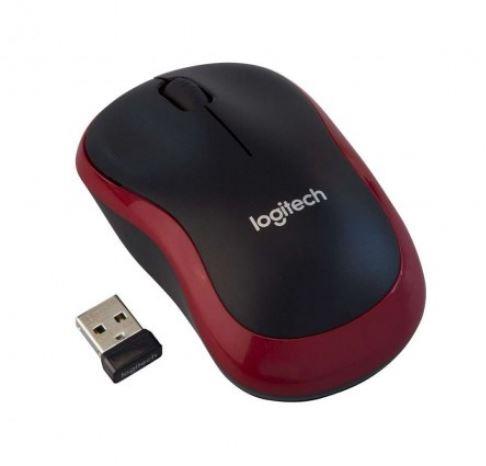 LOGITECH M185 KABLOSUZ USB MOUSE KIRMIZI 910-002237 