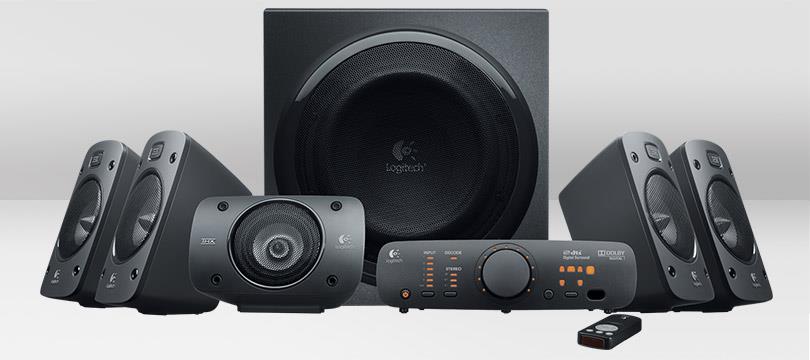 LOGITECH Z906 500W 5+1 SURROUND SES HOPARLR SIYAH 980-000468 