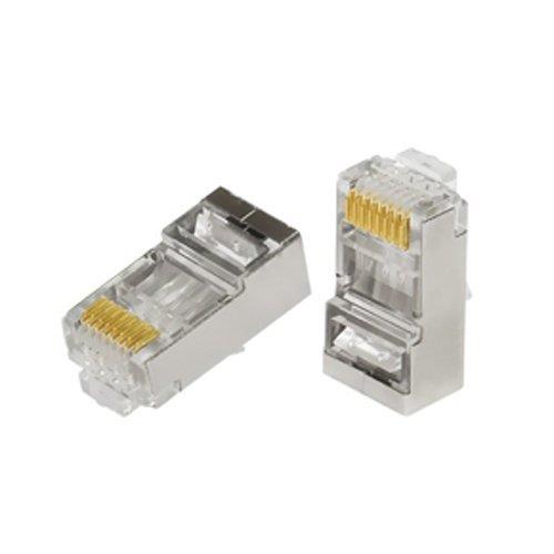 FRISBY FNW-RJ4522N RJ45 FTP CAT6 KONNEKTOR METAL 100LÜ PAKET 