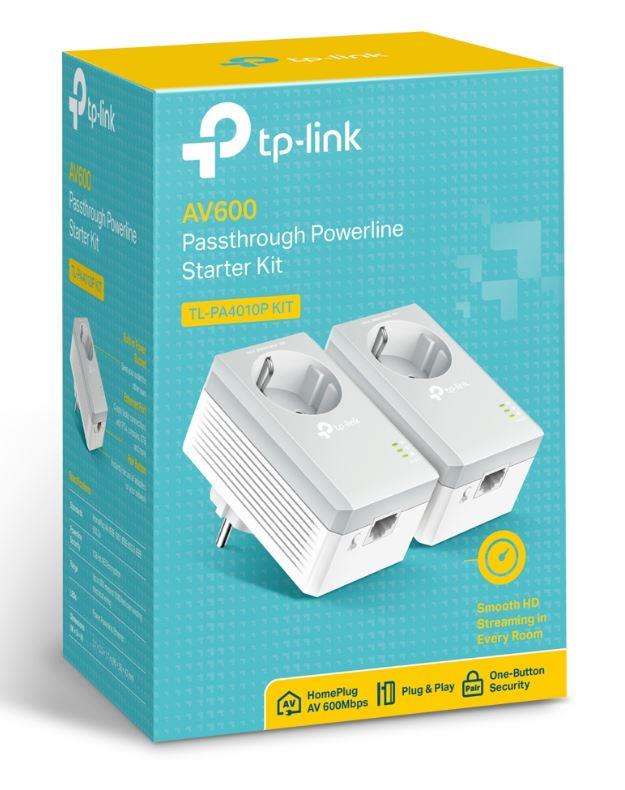 TP-LINK TL-PA4010P KIT AV500 AC GÜÇ SOKETLİ ADAPTOR 