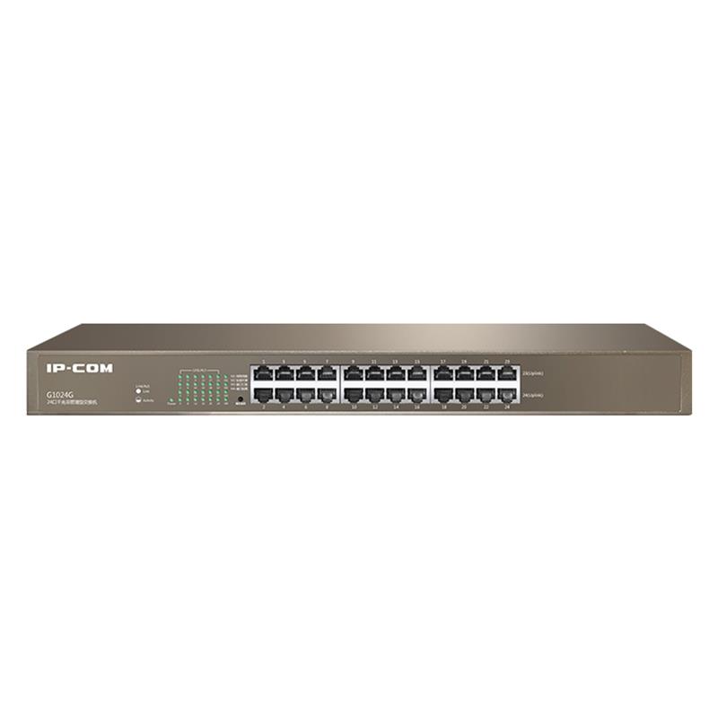 IP-COM G1024G 24 PORT GIGABIT METAL KASA RACKMOUNT SWITCH 