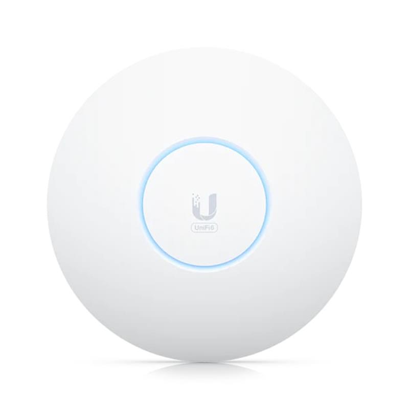 UBNT U6-ENTERPRISE 2.4/5GHZ WIFI6 4X4 MU-MIMO 10.2GBPS İÇ ORTAM TAVAN TİPİ ACCESS POINT(ADAPTÖRSÜZ) 