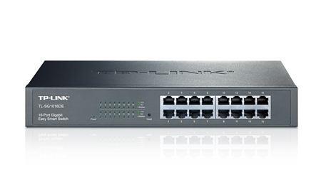 TP-LINK TL-SG1016DE 16 PORT GIGABIT EASY SMART YÖNETİLEBİLİR RACKMOUNT SWITCH 