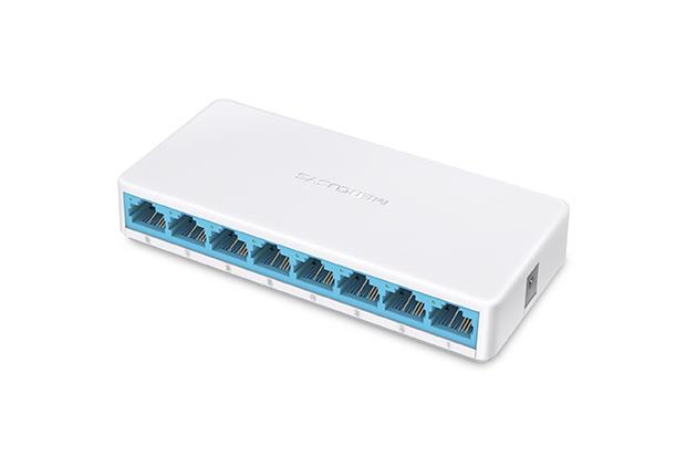 TP-LINK MERCUSYS MS108 8 PORT 10/100 PLASTİK KASA SWITCH 