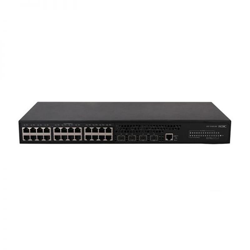 H3C 9801A1N5 LS-5130S-28P-EI-GL L2 24 PORT GIGABIT+4X1GB SFP UPLINK 1XCONSOLE PORT YÖNETİLEBİLİR RACKMOUNT SWITCH 