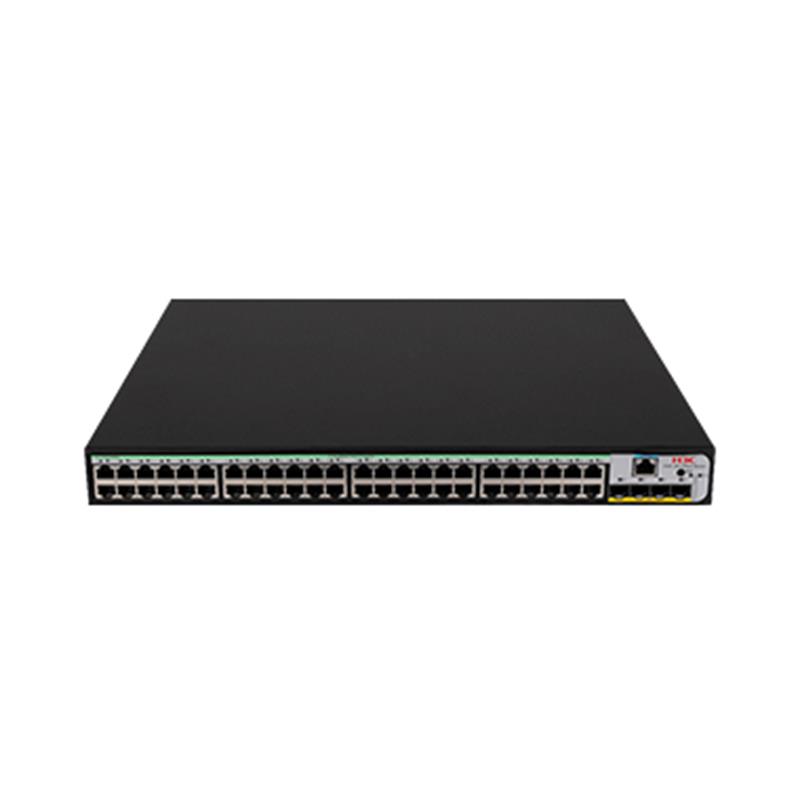 H3C 9801A41M S5120V3-52P-LI 48 PORT GIGABIT+4X1GB SFP 1XCONSOLE PORT YÖNETİLEBİLİR RACKMOUNT SWITCH 