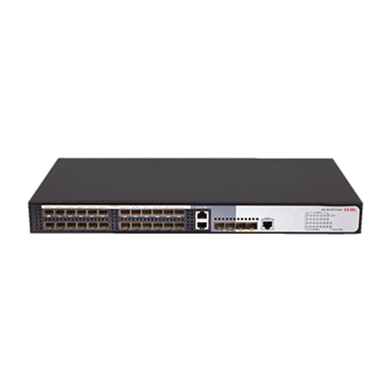 H3C 9801A4MW S5120V3-28F-LI 24 PORT GIGABIT SFP +2X1GB RJ45+2X10GB SFP+ 1XCONSOLE PORT YÖNETİLEBİLİR RACKMOUNT SWITCH 