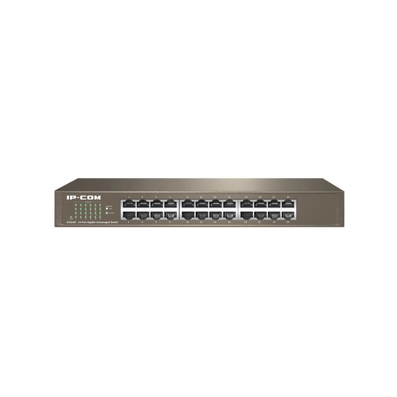 IP-COM G1024D 24 PORT GIGABIT METAL KASA RACKMOUNT SWITCH 