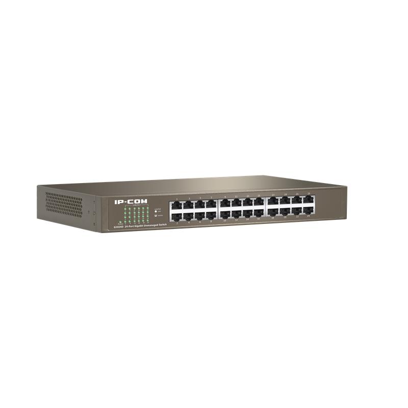 IP-COM G1024D 24 PORT GIGABIT METAL KASA RACKMOUNT SWITCH 