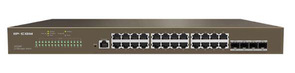 IP-COM G5328F 24 PORT GIGABIT + 4X1GB SFP UPLINK L3 YÖNETİLEBİLİR RACKMOUNT SWITCH 