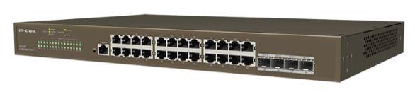 IP-COM G5328F 24 PORT GIGABIT + 4X1GB SFP UPLINK L3 YÖNETİLEBİLİR RACKMOUNT SWITCH 