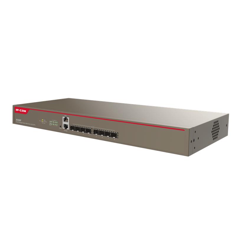 IP-COM X5308F 8 PORT 10GB SFP+ 1X CONSOLE PORT CLOUD YÖNETİLEBİLİR L3 RACKMOUNT SWITCH 