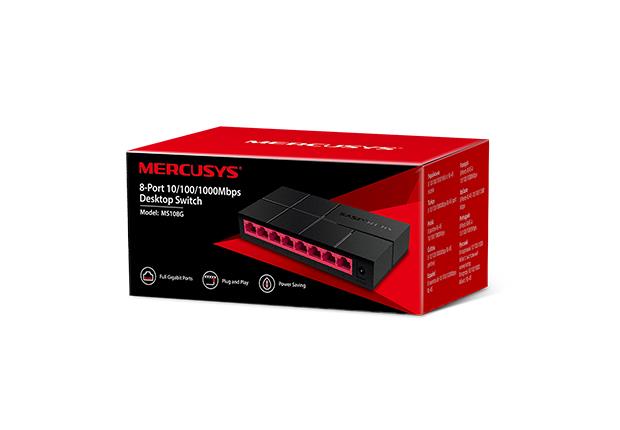 TP-LINK MERCUSYS MS108G 8 PORT GIGABIT PLASTİK KASA SWITCH 