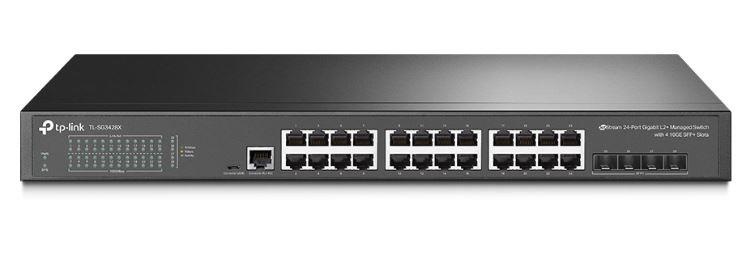 TP-LINK OMADA TL-SG3428X 24 PORT GIGABIT+4X10GIGABIT SFP+ UPLINK L2+ YÖNETİLEBİLİR RACKMOUNT SWITCH 