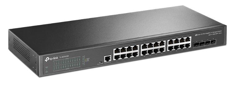 TP-LINK OMADA TL-SG3428X 24 PORT GIGABIT+4X10GIGABIT SFP+ UPLINK L2+ YÖNETİLEBİLİR RACKMOUNT SWITCH 