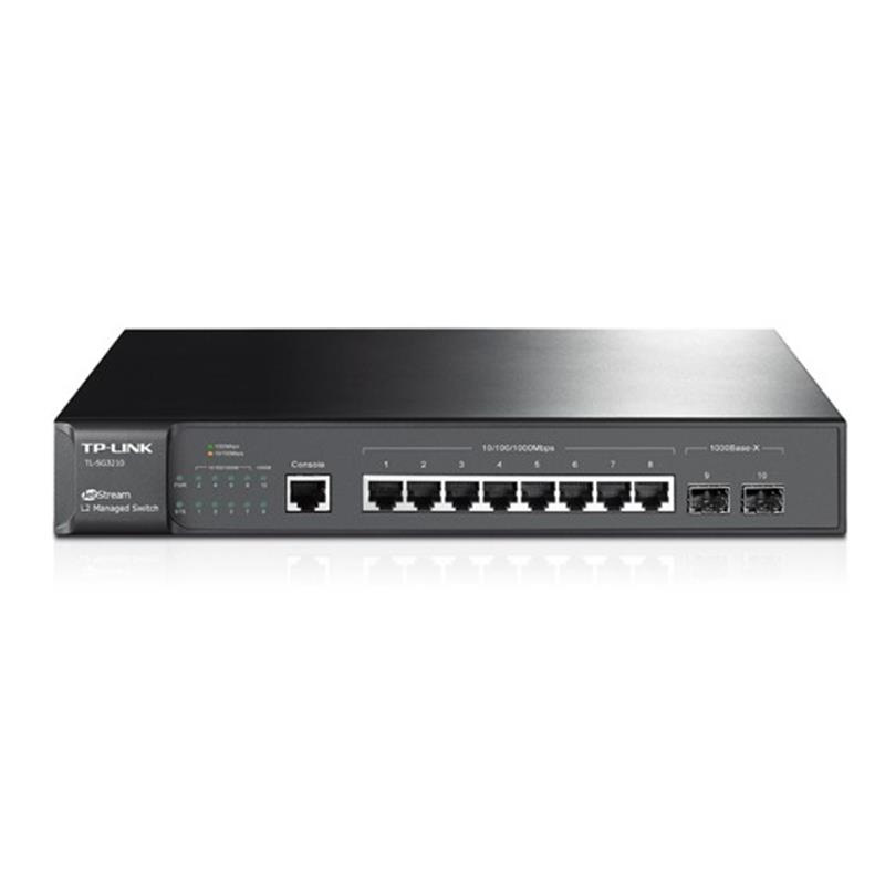 TP-LINK OMADA TL-SG3210 8 PORT GIGABIT+2XGIGABIT SFP UPLINK L2+ YÖNETİLEBİLİR RACKMOUNT SWITCH 