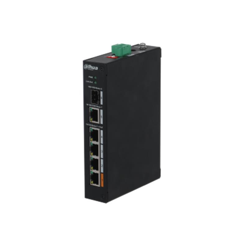 DAHUA PFS3106-4ET-60-V2 4 PORT 10/100 + 1XGB RJ45/SFP 60W POE ENDÜSTRİYEL SWITCH 