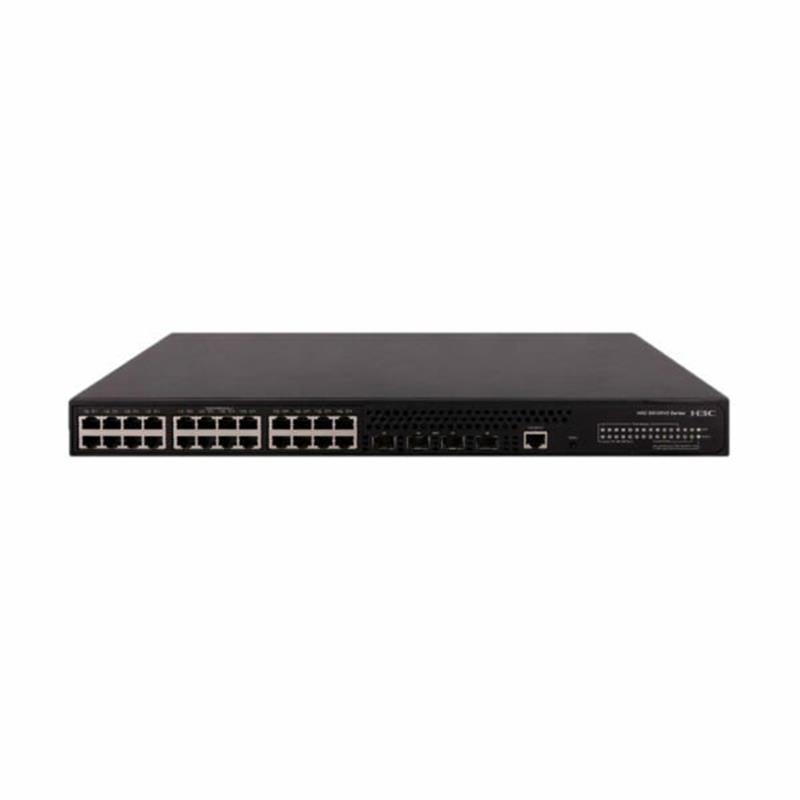 H3C LS-5120V3-28P-PWR-LI-GL L2 24 PORT GIGABIT+4X1GB SFP UPLINK 1XCONSOLE PORT YÖNETİLEBİLİR 185W POE RACKMOUNT 