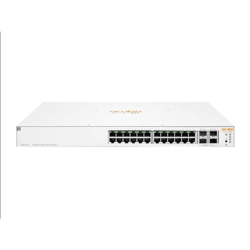 HPE ARUBA ION JL683B 1930 24 PORT GIGABIT+4X10GB SFP YÖNETİLEBİLİR 195W POE SWITCH 