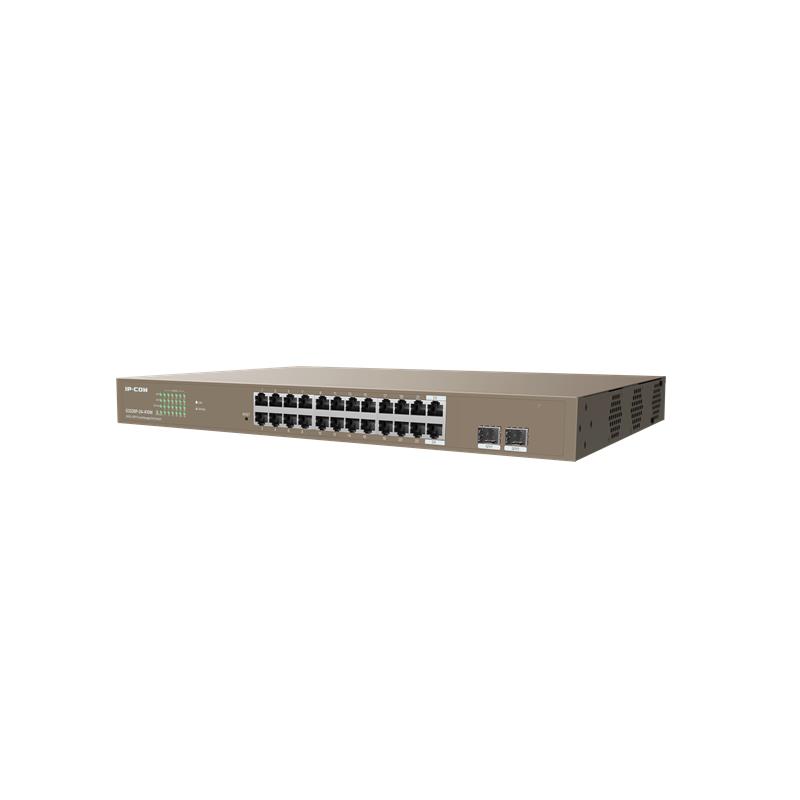 IP-COM G3326P-24-410W 24 PORT GIGABIT+ 2X1GB SFP (COMBO) UPLINK L2 YÖNETİLEBİLİR 370W POE SWITCH 