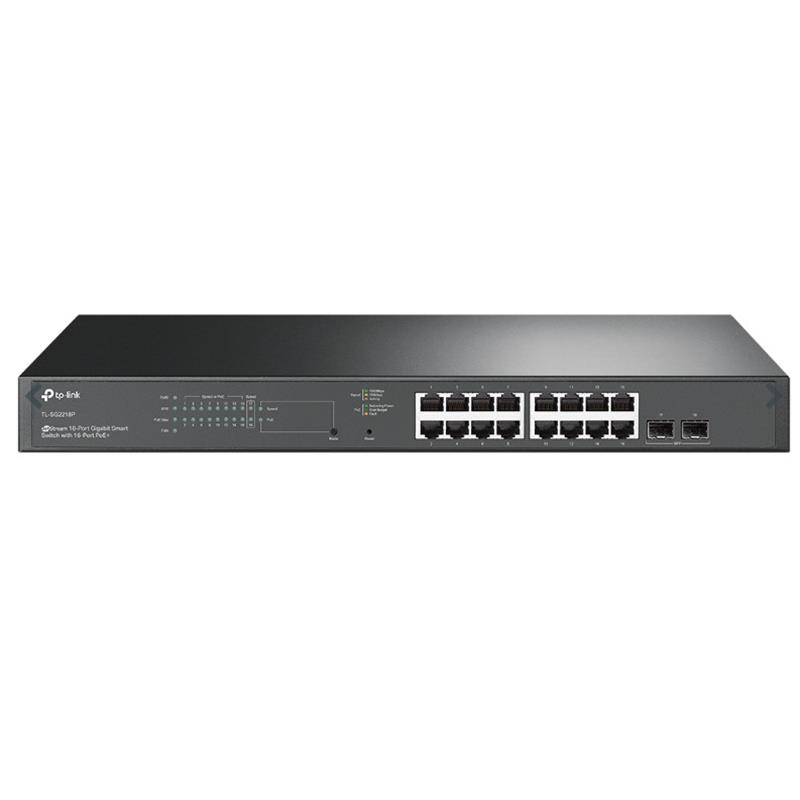 TP-LINK OMADA TL-SG2218P 16 PORT GIGABIT+2XGIGABIT SFP UPLINK 150W POE YÖNETİLEBİLİR RACKMOUNT SWITCH 